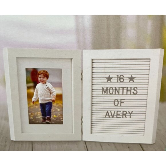 Yoga Sprout 3-Pack Swaddle Blankets & Babys Letterboard Frame Set - Picture 9 of 11